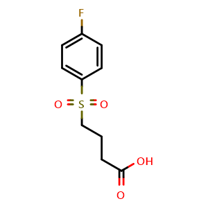 4-(4-fluorobenzenesulfonyl)butanoic acid