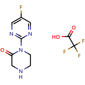 1-(5-fluoropyrimidin-2-yl)piperazin-2-one trifluoroacetic acid