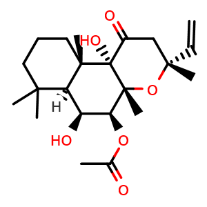 Chemical structure of 1-Deoxyforskolin , CAS 72963-77-0, AChemBlock AD250584