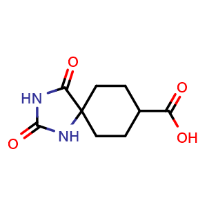 2,4-dioxo-1,3-diazaspiro[4.5]decane-8-carboxylic acid
