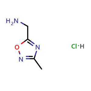 (3-methyl-1,2,4-oxadiazol-5-yl)methanamine hydrochloride