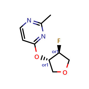 4-{[trans-4-fluorooxolan-3-yl]oxy}-2-methylpyrimidine