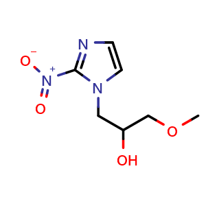 Chemical structure of Misonidazole , CAS 13551-87-6, AChemBlock AD250698