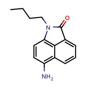 Chemical structure of 6-amino-1-butylbenzo[cd]indol-2(1H)-one , CAS 51331-95-4, AChemBlock AD250703