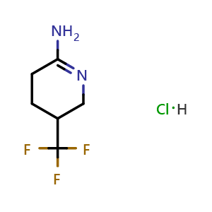 5-(trifluoromethyl)-3,4,5,6-tetrahydropyridin-2-amine hydrochloride