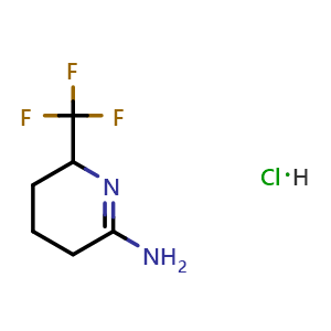 6-(trifluoromethyl)-3,4,5,6-tetrahydropyridin-2-amine hydrochloride