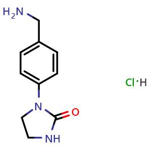 1-[4-(aminomethyl)phenyl]imidazolidin-2-one hydrochloride