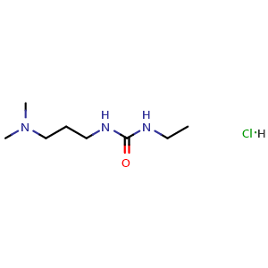 Chemical structure of 1-(3-(Dimethylamino)propyl)-3-ethylurea hydrochloride , CAS 4607-26-5, AChemBlock AD250792