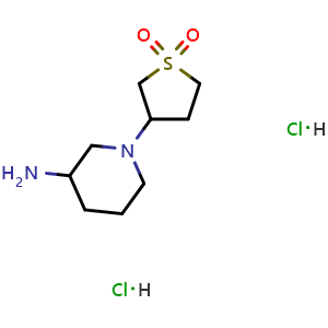 3-(3-aminopiperidin-1-yl)-1lambda6-thiolane-1,1-dione dihydrochloride