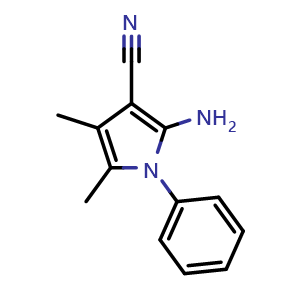2-Amino-4,5-dimethyl-1-phenyl-1H-pyrrole-3-carbonitrile