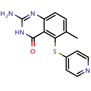 Chemical structure of Nolatrexed , CAS 147149-76-6, AChemBlock AD250803
