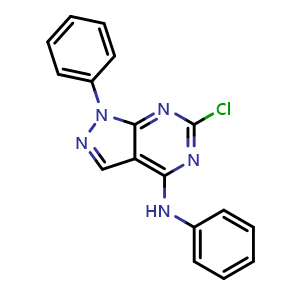6-Chloro-N,1-diphenyl-1H-pyrazolo[3,4-d]pyrimidin-4-amine