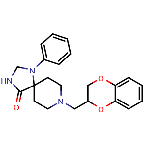 Chemical structure of Spiroxatrine , CAS 1054-88-2, AChemBlock AD250879