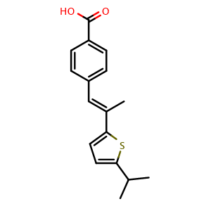 Chemical structure of Namirotene , CAS  101506-83-6, AChemBlock AD250945