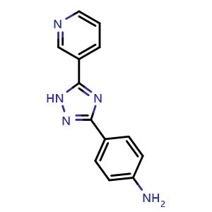 [4-(5-pyridin-3-yl-1H-1,2,4-triazol-3-yl)phenyl]amine