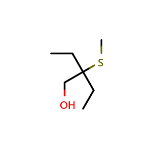 2-ethyl-2-(methylsulfanyl)butan-1-ol