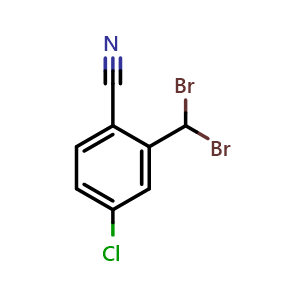 4-Chloro-2-(dibromomethyl)benzonitrile