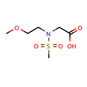 2-[N-(2-Methoxyethyl)methanesulfonamido]acetic acid