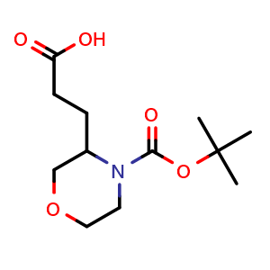 3-{4-[(tert-butoxy)carbonyl]morpholin-3-yl}propanoic acid
