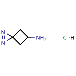 1,2-Diazaspiro[2.3]hex-1-en-5-amine hydrochloride