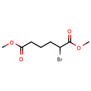 Chemical structure of Dimethyl 2-Bromohexanedioate , CAS 3196-19-8, AChemBlock AD251281