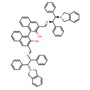 (R)-3,3'-Bis((E)-(((1R,2R)-2-(isoindolin-2-yl)-1,2-diphenylethyl)imino)methyl)-[1,1'-binaphthalene]-2,2'-diol