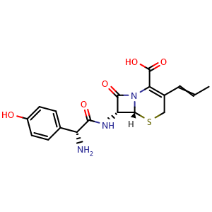 Chemical structure of Cefprozil , CAS 92665-29-7, AChemBlock AD251390