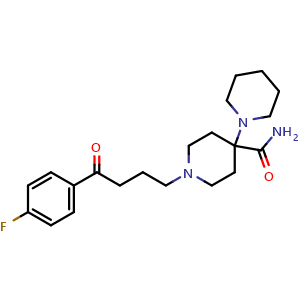 Chemical structure of Pipamperone , CAS 1893-33-0, AChemBlock AD251396
