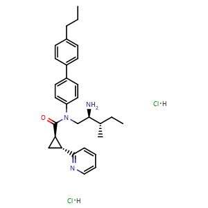 Chemical structure of (1R,2R)-2-PCCA dihydrochloride , CAS 1609563-71-4, AChemBlock AD251398