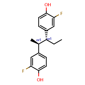 Chemical structure of Bifluranol , CAS 34633-34-6, AChemBlock AD251405