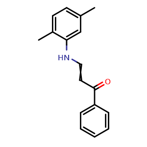 3-[(2,5-Dimethylphenyl)amino]-1-phenyl-2-propen-1-one