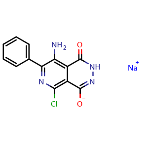 Chemical structure of L 012 sodium salt , CAS 143556-24-5, AChemBlock AD251442