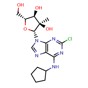Chemical structure of 2'-MeCCPA , CAS 205171-12-6, AChemBlock AD251445