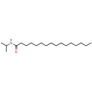 Chemical structure of Palmitoylisopropylamide , CAS 189939-61-5, AChemBlock AD251455