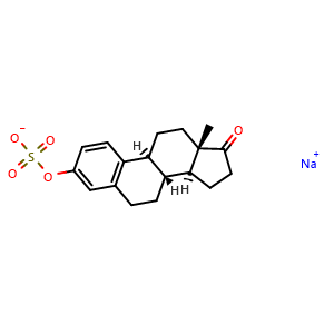 Chemical structure of Estrone sulfate sodium , CAS 438-67-5, AChemBlock AD251473