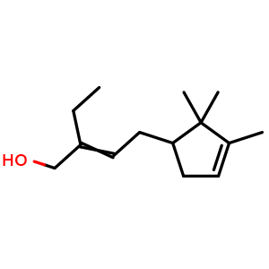 Chemical structure of Sandacanol , CAS 28219-61-6, AChemBlock AD251474