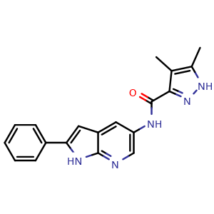 Chemical structure of Bezuclastinib , CAS 1616385-51-3, AChemBlock AD251489