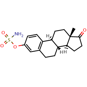 Chemical structure of Estrone O-sulfamate , CAS 148672-09-7, AChemBlock AD251500