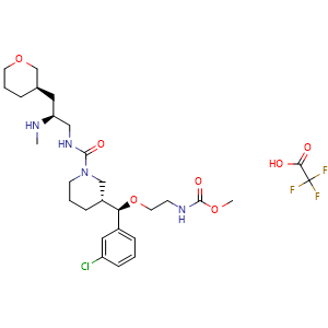 Chemical structure of VTP-27999 TFA , CAS 1013937-63-7, AChemBlock AD251504