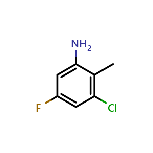 3-chloro-5-fluoro-2-methylaniline