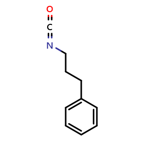 Chemical structure of 3-Phenylpropylisocyanate , CAS 68664-23-3, AChemBlock AD251635