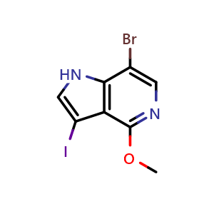 7-Bromo-3-iodo-4-methoxy-1H-pyrrolo[3,2-c]pyridine