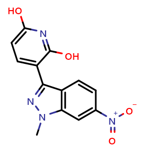3-(1-methyl-6-nitro-1H-indazol-3-yl)pyridine-2,6-diol