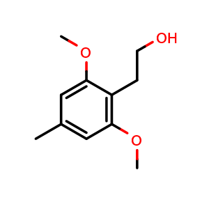 Chemical structure of 2-(2,6-dimethoxy-4-methylphenyl)ethan-1-ol , CAS 783332-53-6, AChemBlock AD251876