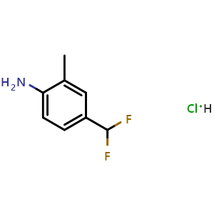 4-(difluoromethyl)-2-methylaniline hydrochloride