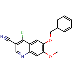 6-(benzyloxy)-4-chloro-7-methoxyquinoline-3-carbonitrile