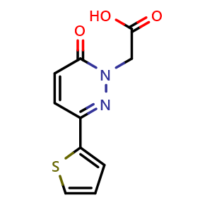 2-[6-oxo-3-(thiophen-2-yl)-1,6-dihydropyridazin-1-yl]acetic acid