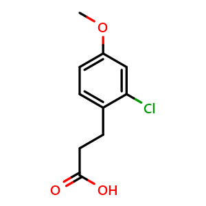 3-(2-Chloro-4-methoxyphenyl)propanoic acid