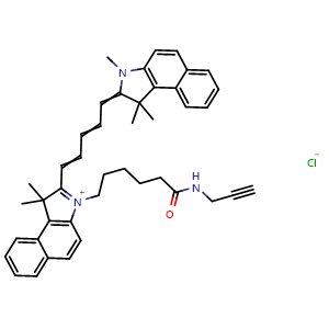 Cyanine5.5 alkyne (chloride)