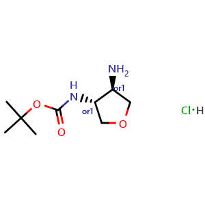 trans-tert-Butyl (4-aminotetrahydrofuran-3-yl)carbamate hydrochloride